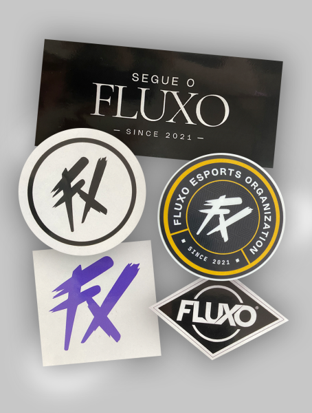 Pack Adesivos Fluxo - 5 Unidades - Edição Limitada