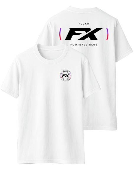 Camiseta Casual Fluxo Football Club - FX - Branco