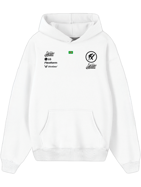 Moletom Fluxo Major Budapest - Edição Limitada - Branco